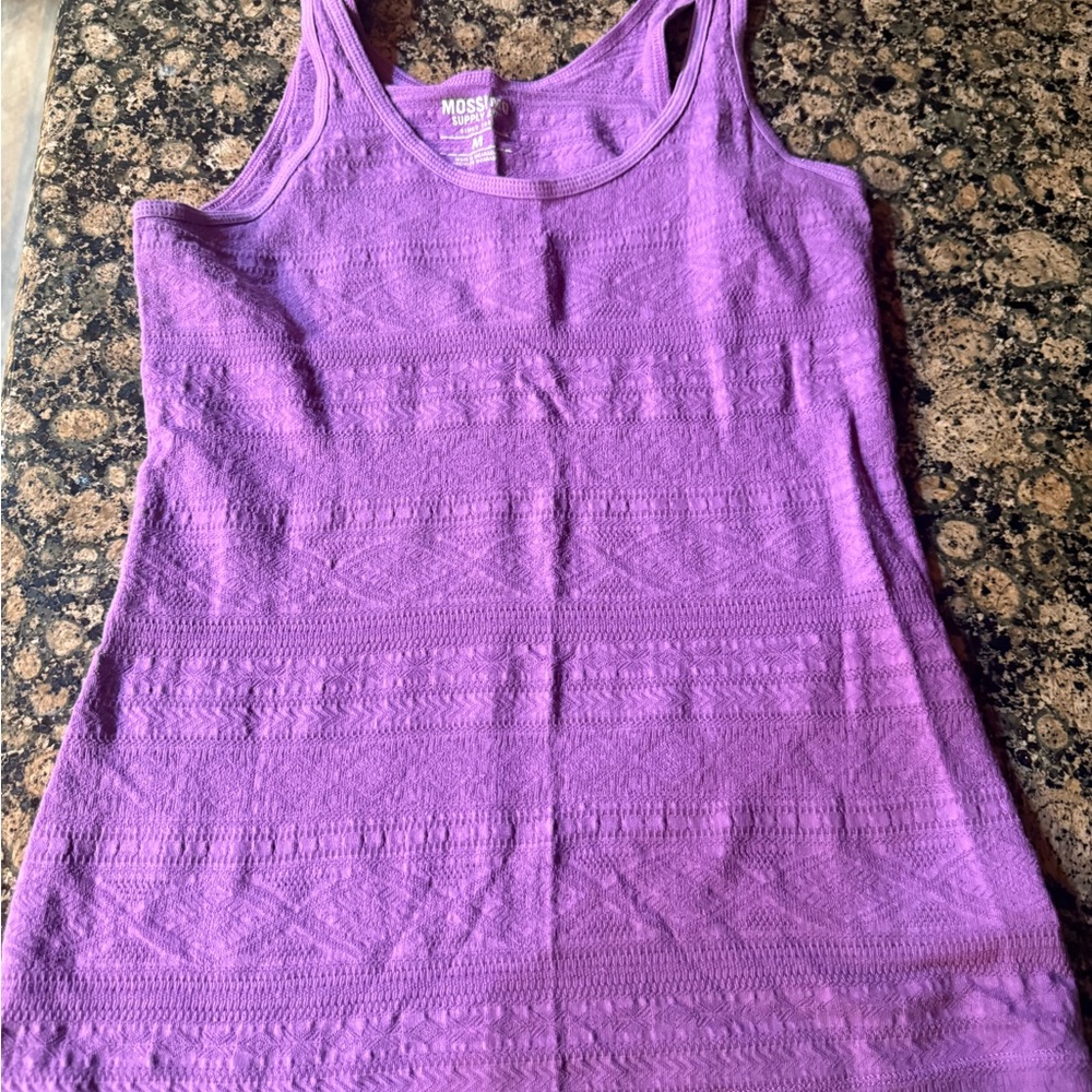 Mossimo Supply Co. Vibrant Purple Tank Top